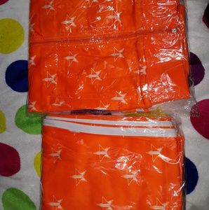 Orange Jeffree Star Tracksuit